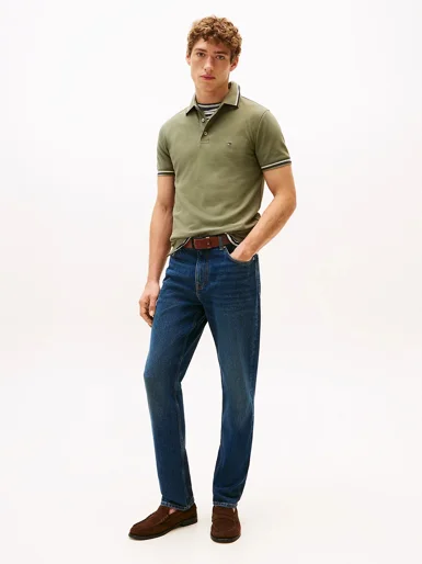 TOMMY HILFIGER Áo Polo Nam Tay Ngắn Tipped Slim Fit Seasonal Polo