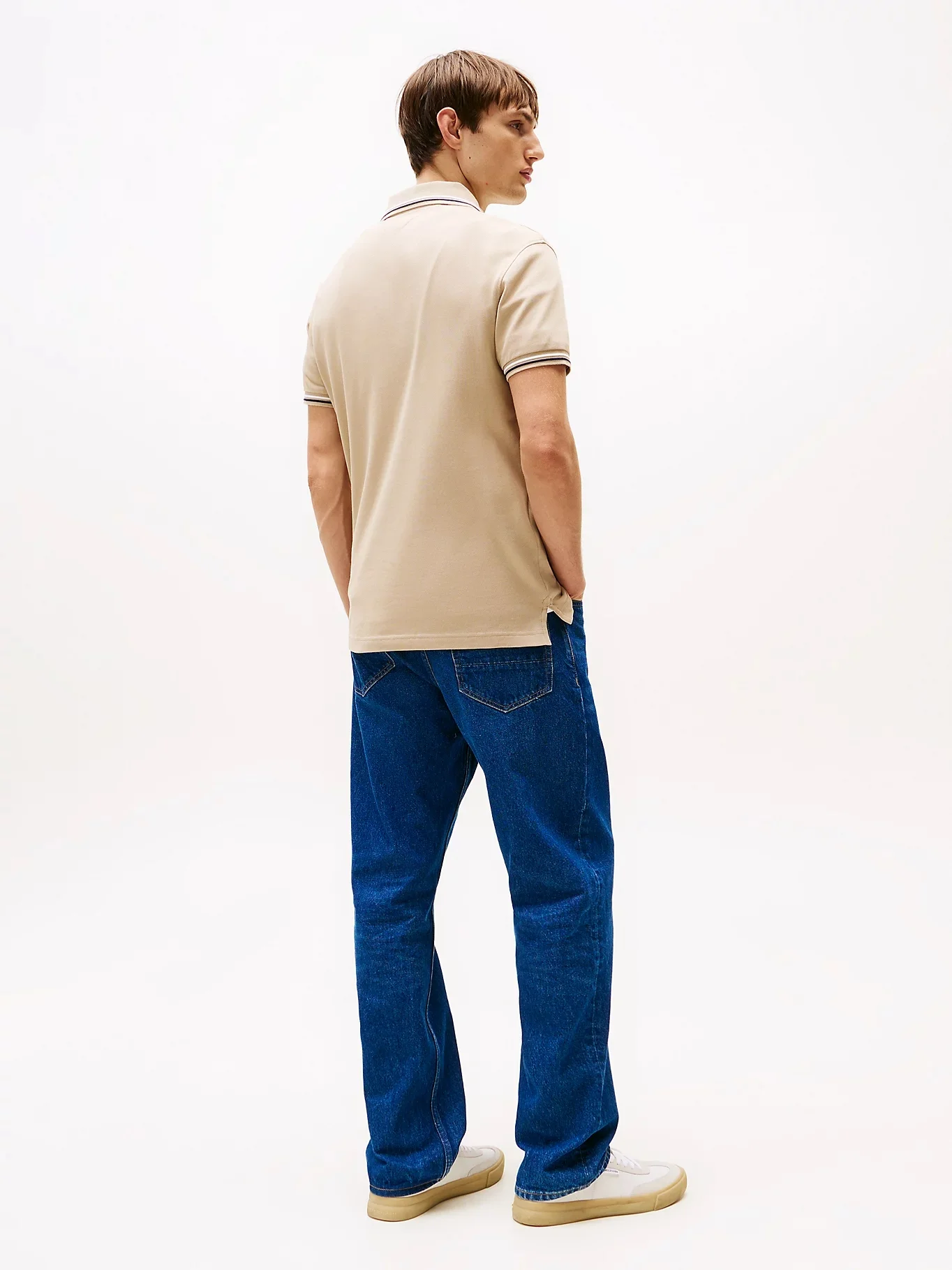 TOMMY HILFIGER Áo Polo Nam Tay Ngắn Tipped Slim Fit Seasonal Polo
