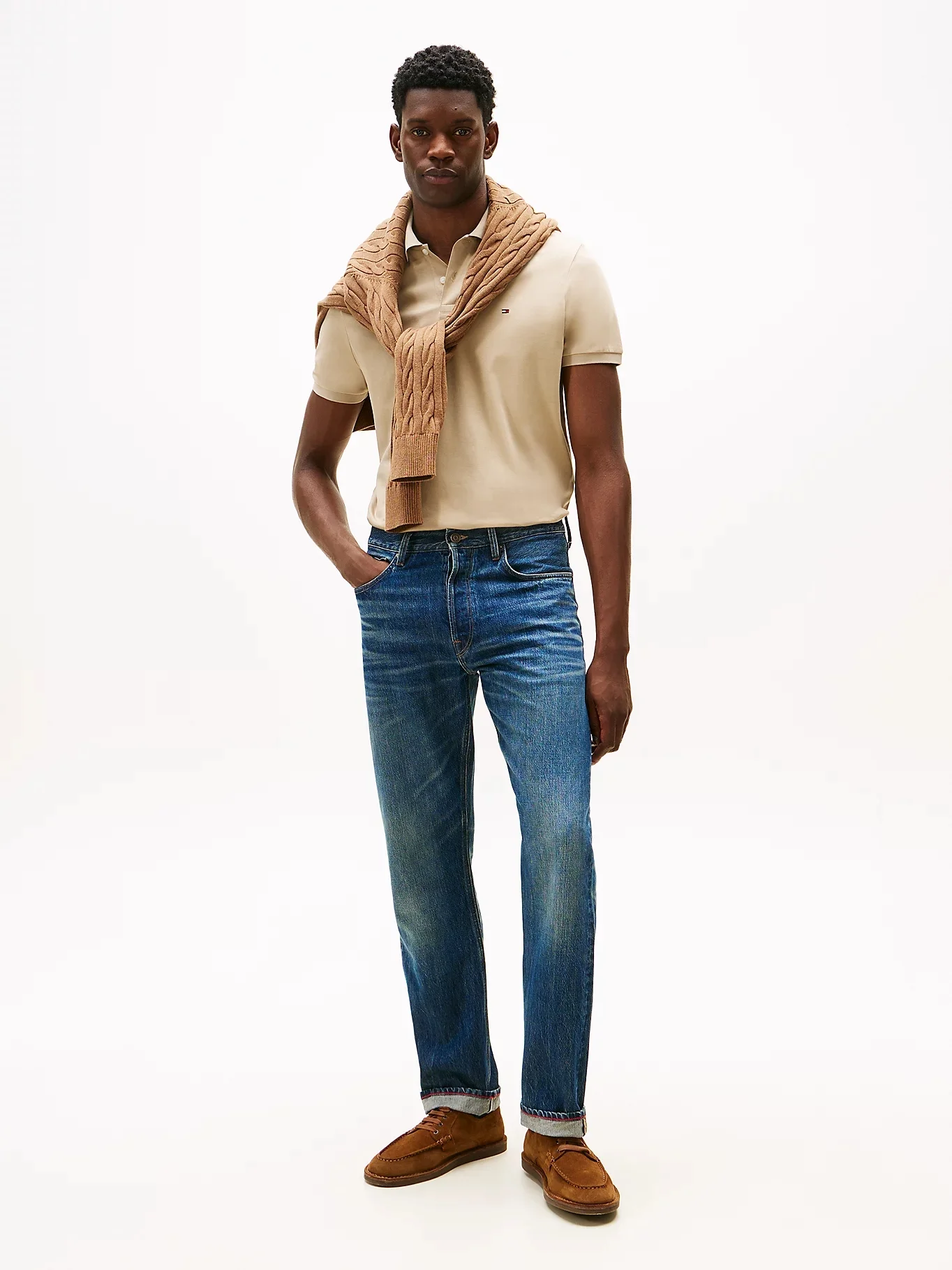 TOMMY HILFIGER Áo Polo Nam Tay Ngắn Liquid Cotton Reg Seasonal Polo