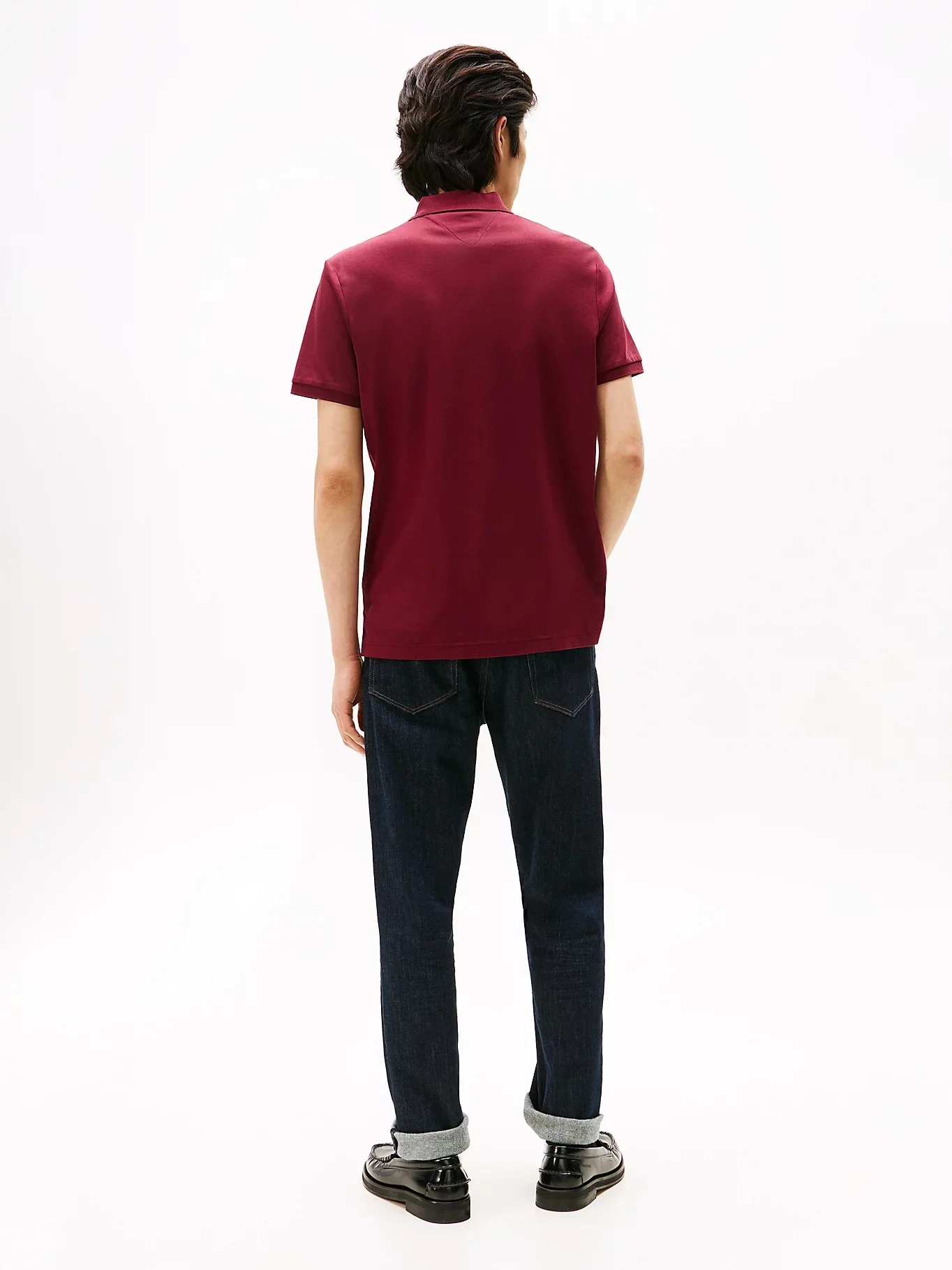 TOMMY HILFIGER Áo Polo Nam Tay Ngắn Liquid Cotton Reg SSnl Polo
