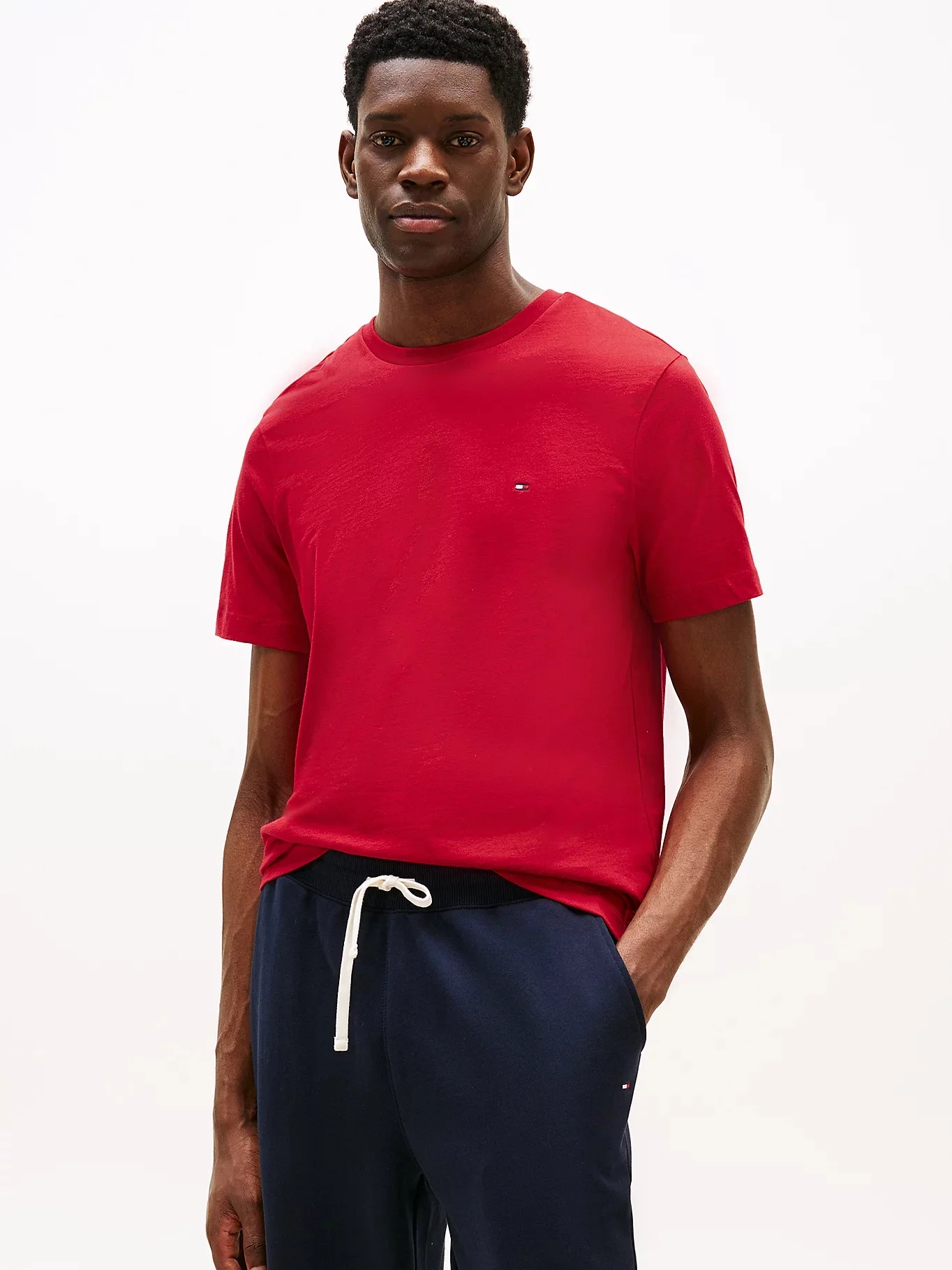 TOMMY HILFIGER Áo Thun Nam Tay Ngắn Ess Seasonal Reg Fit Solid Tee