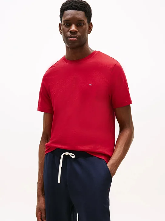 TOMMY HILFIGER Áo Thun Nam Tay Ngắn Ess Seasonal Reg Fit Solid Tee