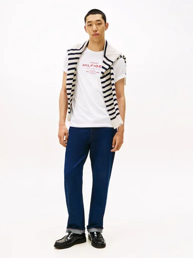 TOMMY HILFIGER Áo Thun Nam Tay Ngắn Hilfiger Stack Graphic Tee