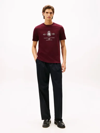 TOMMY HILFIGER Áo Thun Nam Tay Ngắn Diamond Crest Graphic Tee