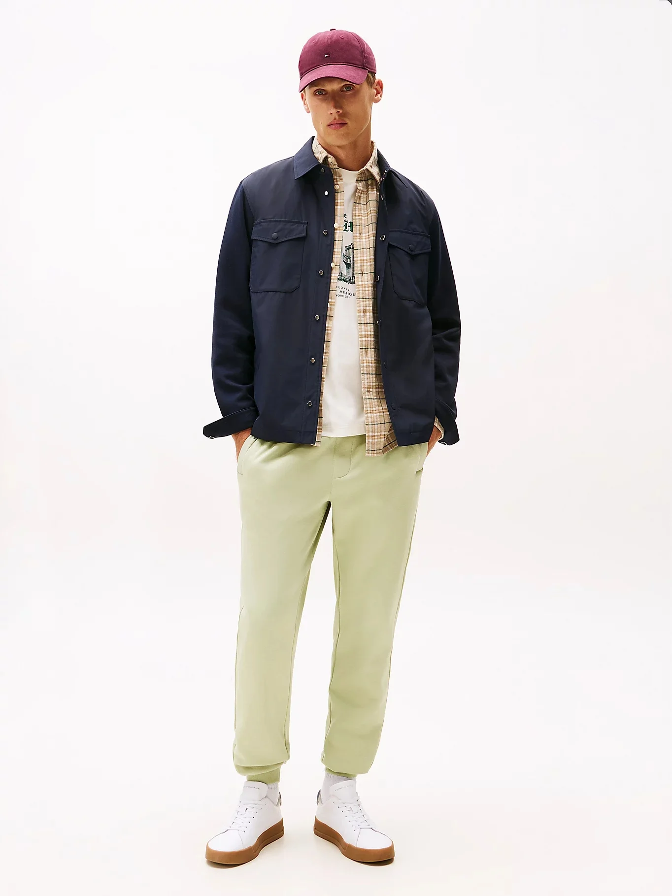 TOMMY HILFIGER Quần Dài Nam Mix Media Intechno Sweatpants