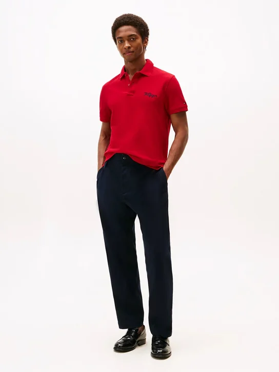 TOMMY HILFIGER Áo Polo Nam Tay Ngắn IC Graphic Reg Polo