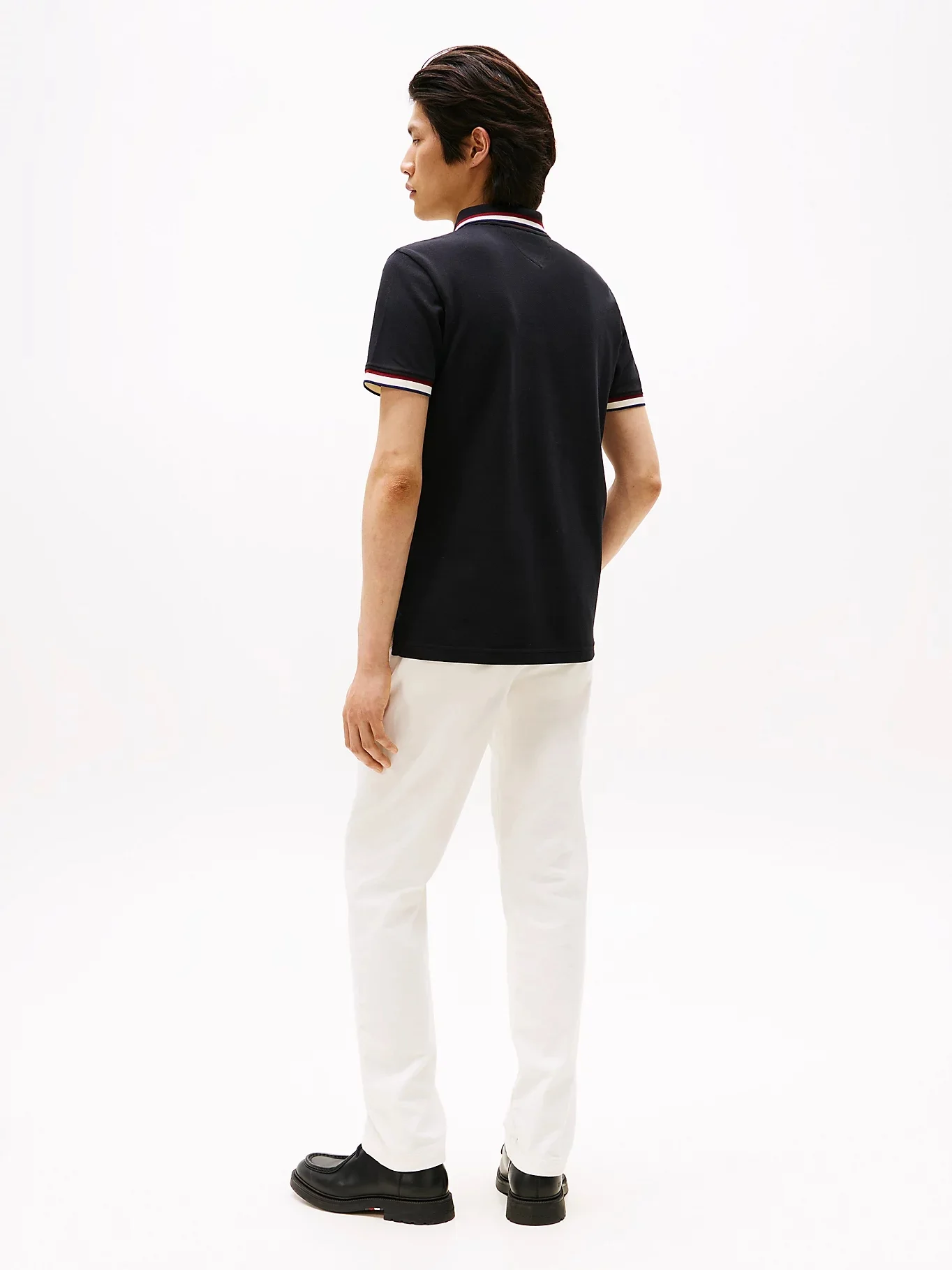 TOMMY HILFIGER Áo Polo Nam Tay Ngắn Cuff Interest Slim Fit Polo
