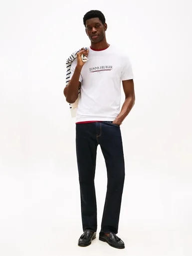 TOMMY HILFIGER Áo Thun Nam Tay Ngắn Brand Love Hilfiger Tee