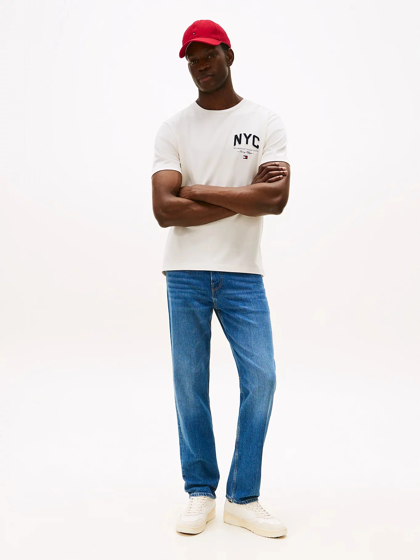 TOMMY HILFIGER Áo Thun Nam Tay Ngắn Hilfiger Script NYC Tee