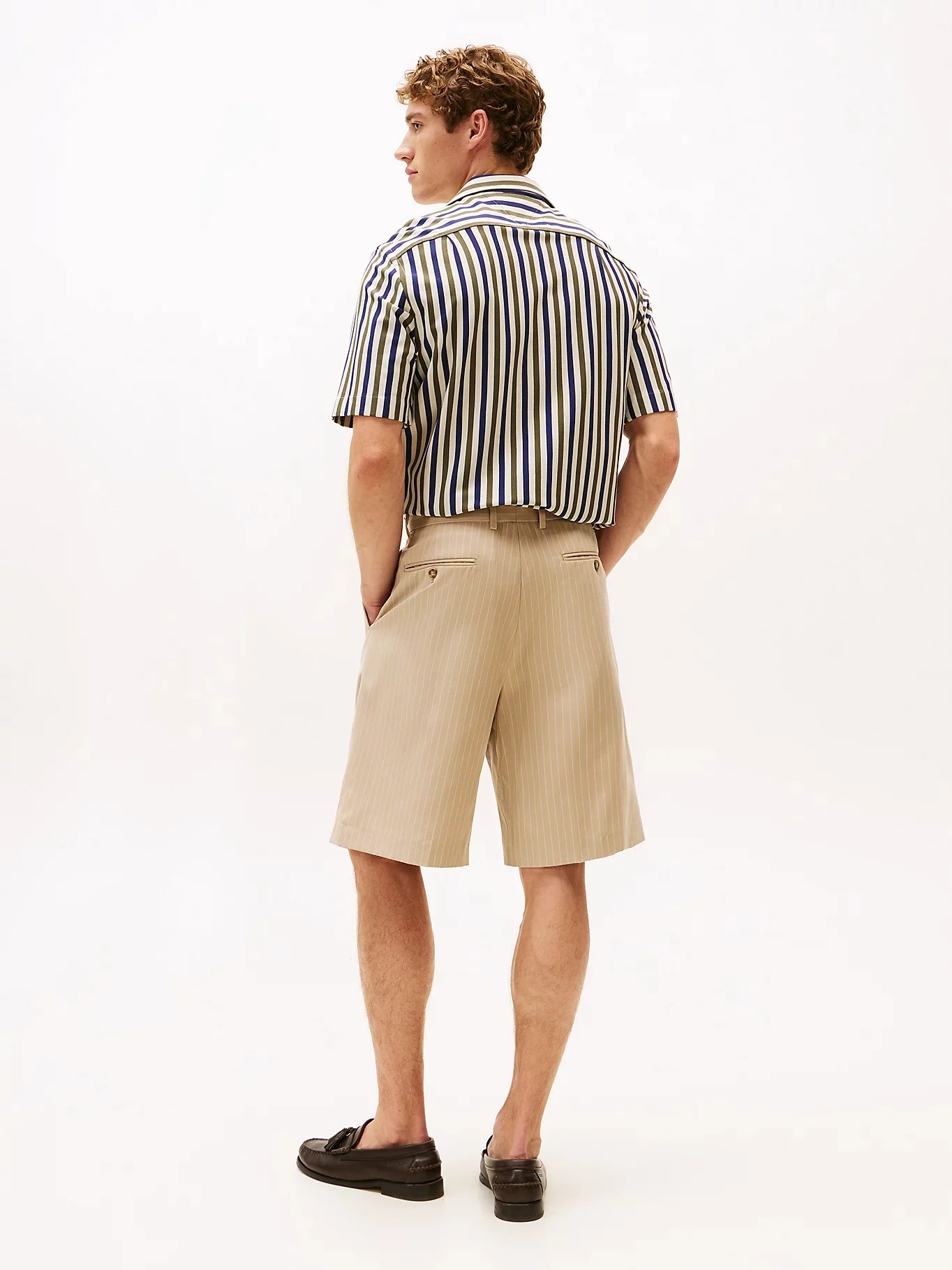 TOMMY HILFIGER Quần Ngắn Nam T1 Striped Short