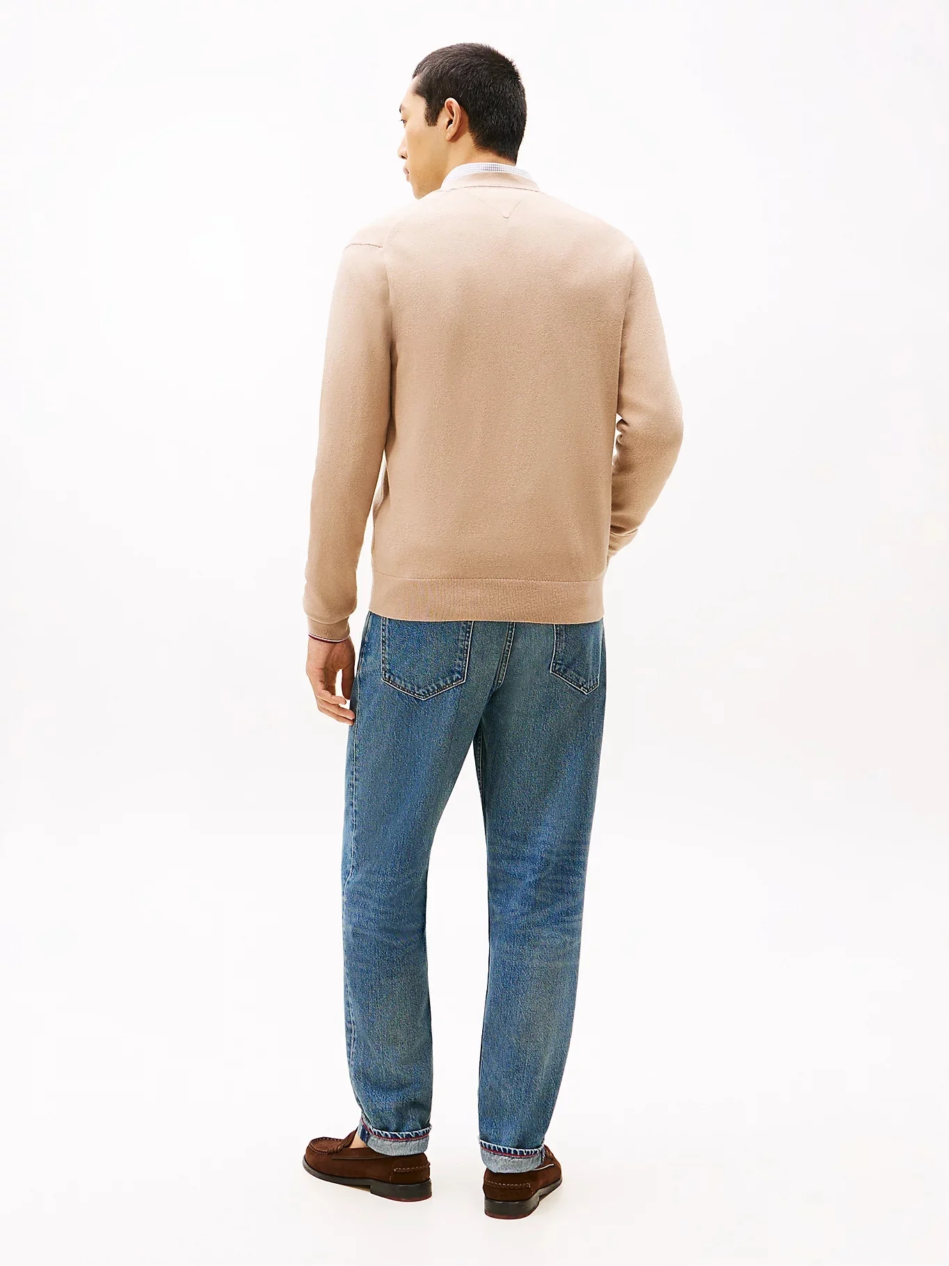 TOMMY HILFIGER Áo Cardigan Nam Tay Dài Pima CTN Cash Cardi RWB Tip