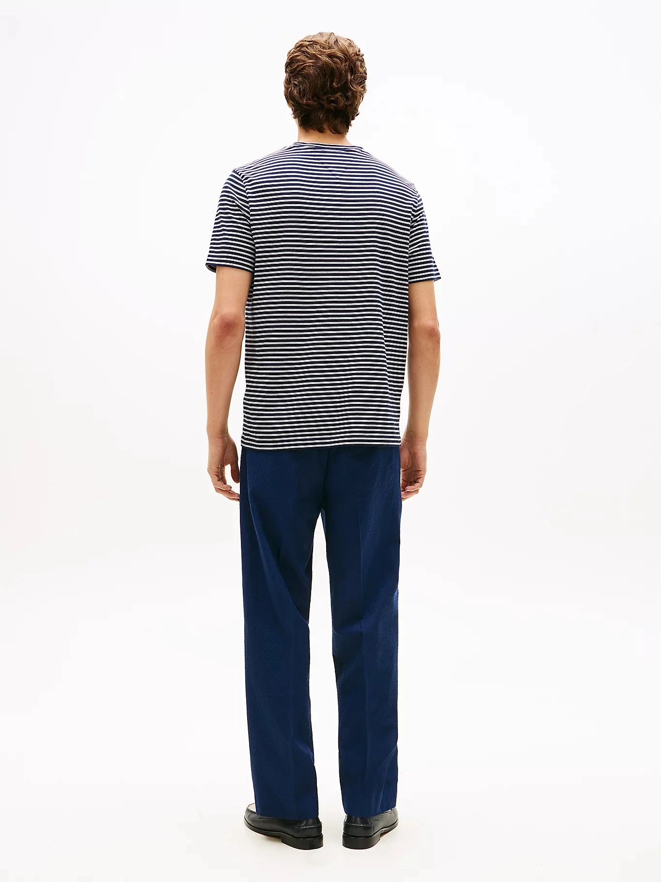 TOMMY HILFIGER Áo Thun Nam Tay Ngắn Ess SSnl Reg Fit Stripe Tee