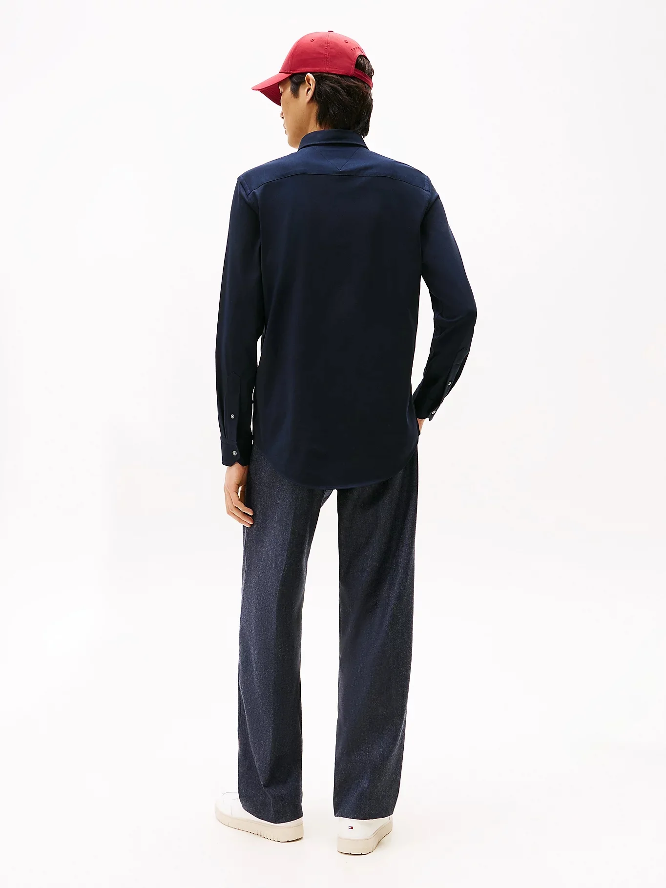 TOMMY HILFIGER Áo Sơ Mi Nam Tay Dài Performance SF Interlock
