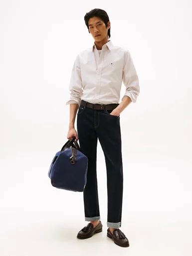 TOMMY HILFIGER Áo Sơ Mi Nam Tay Dài AF-LW Oxford Stripe L/S Shirts