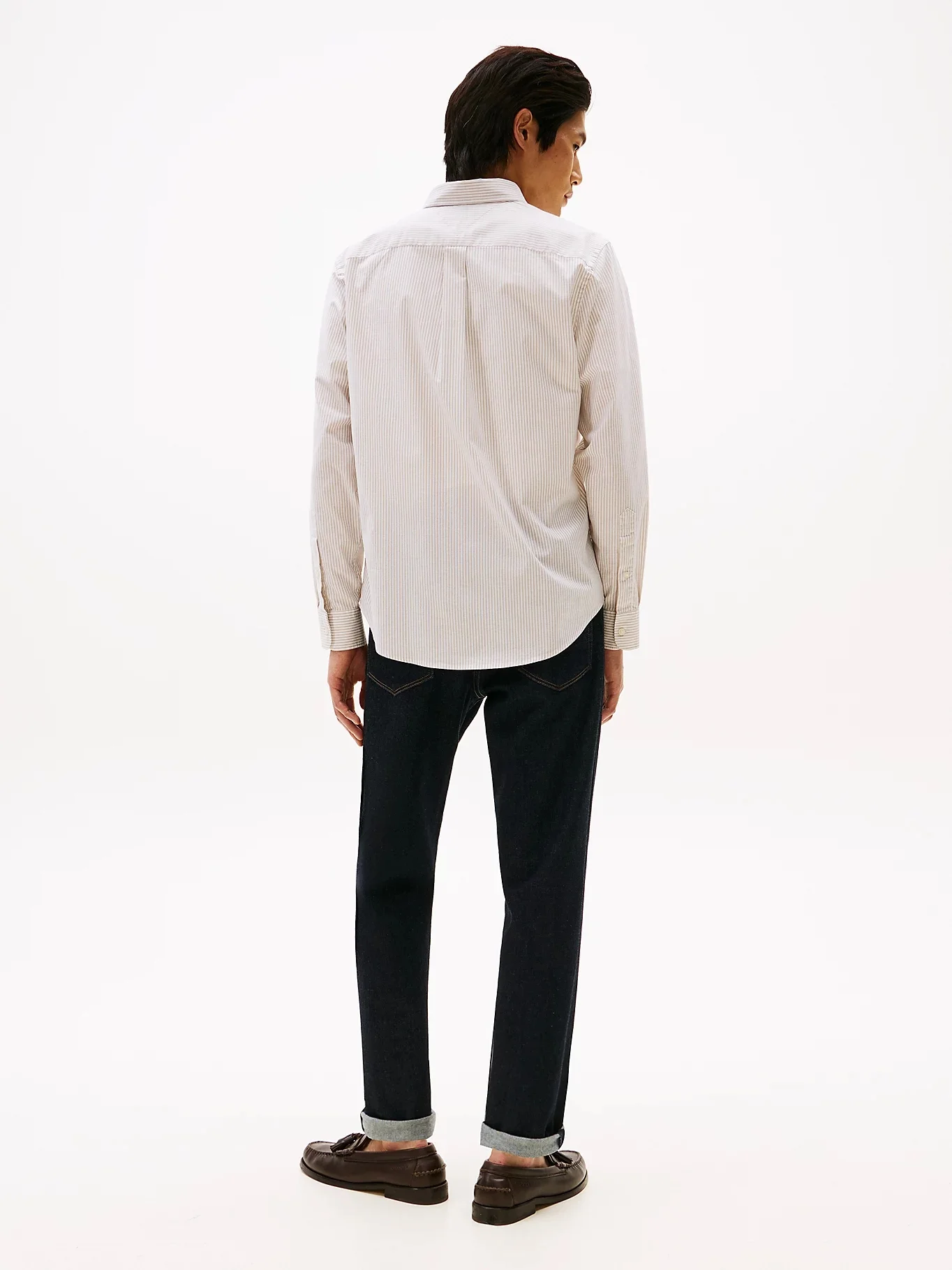 TOMMY HILFIGER Áo Sơ Mi Nam Tay Dài AF-LW Oxford Stripe L/S Shirts