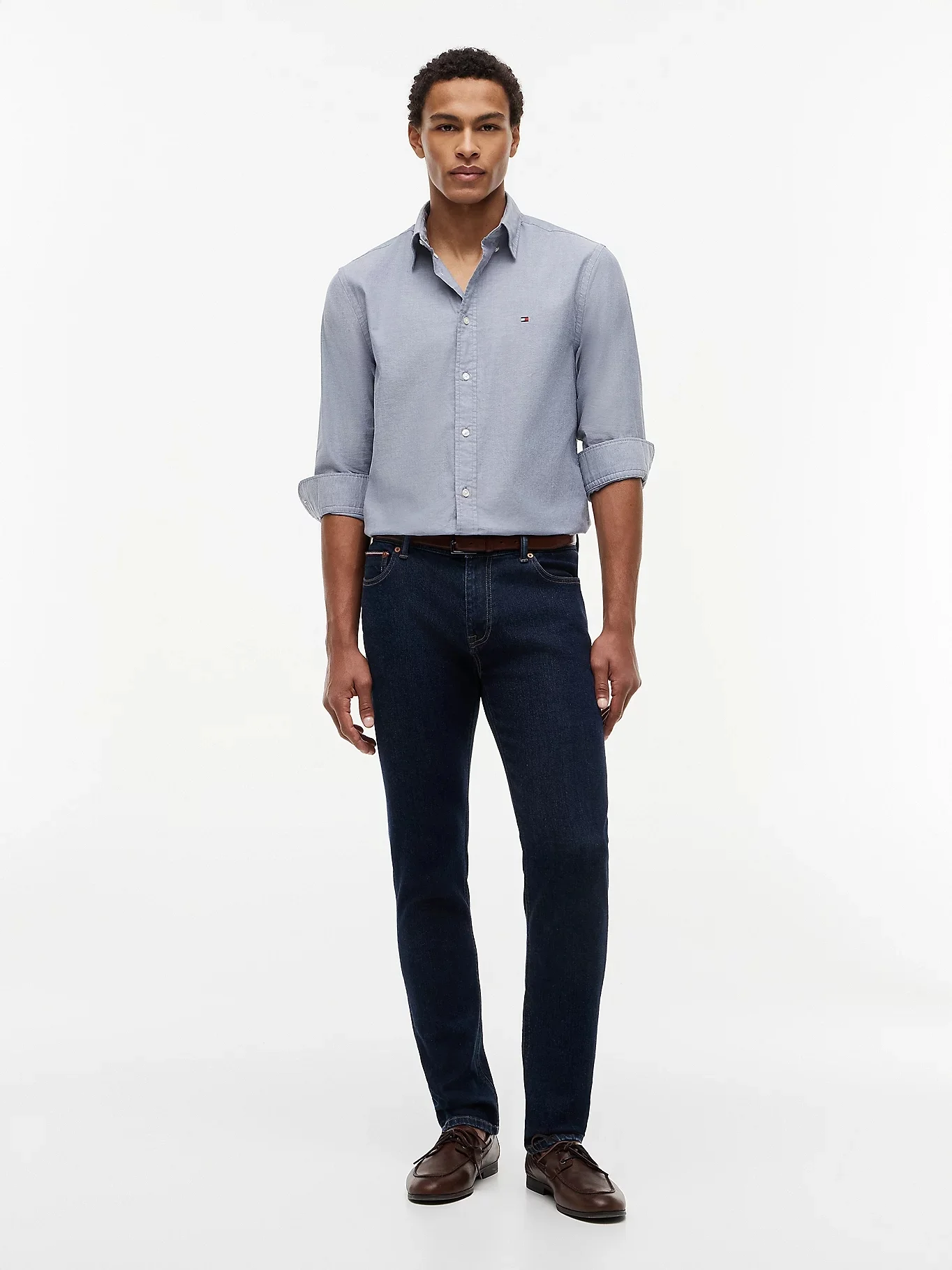 TOMMY HILFIGER Áo Sơ Mi Nam Tay Dài AF LW Oxf Solid L/S Shirt