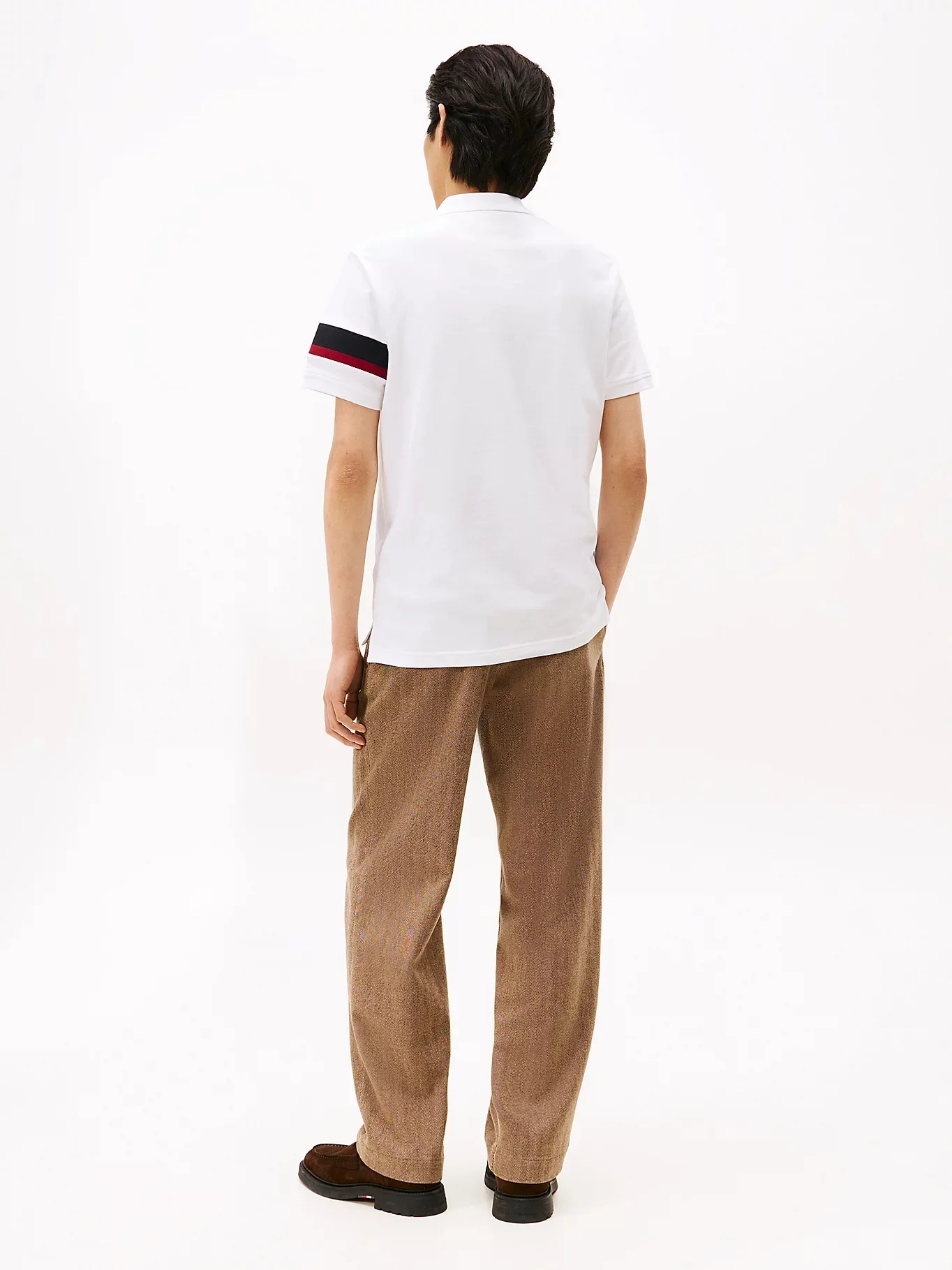 TOMMY HILFIGER Áo Polo Nam Tay Ngắn RWB Sleeve Tape Reg Polo