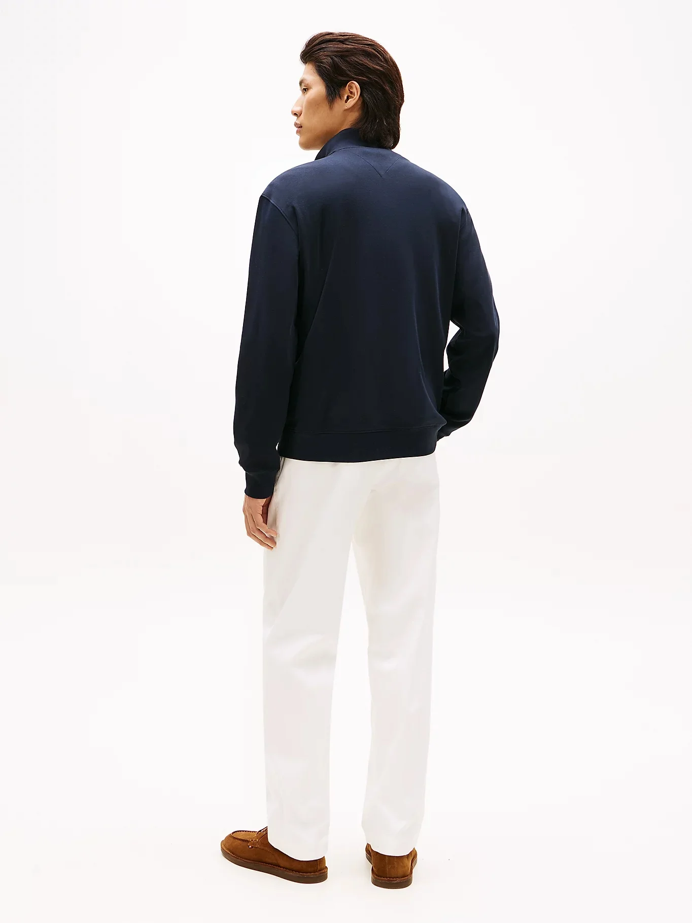 TOMMY HILFIGER Áo Khoác Nam Tay Dài Imd Stand Collar Zip Through