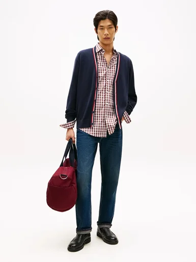 TOMMY HILFIGER Áo Cardigan Nam Tay Dài RWB Cardigan