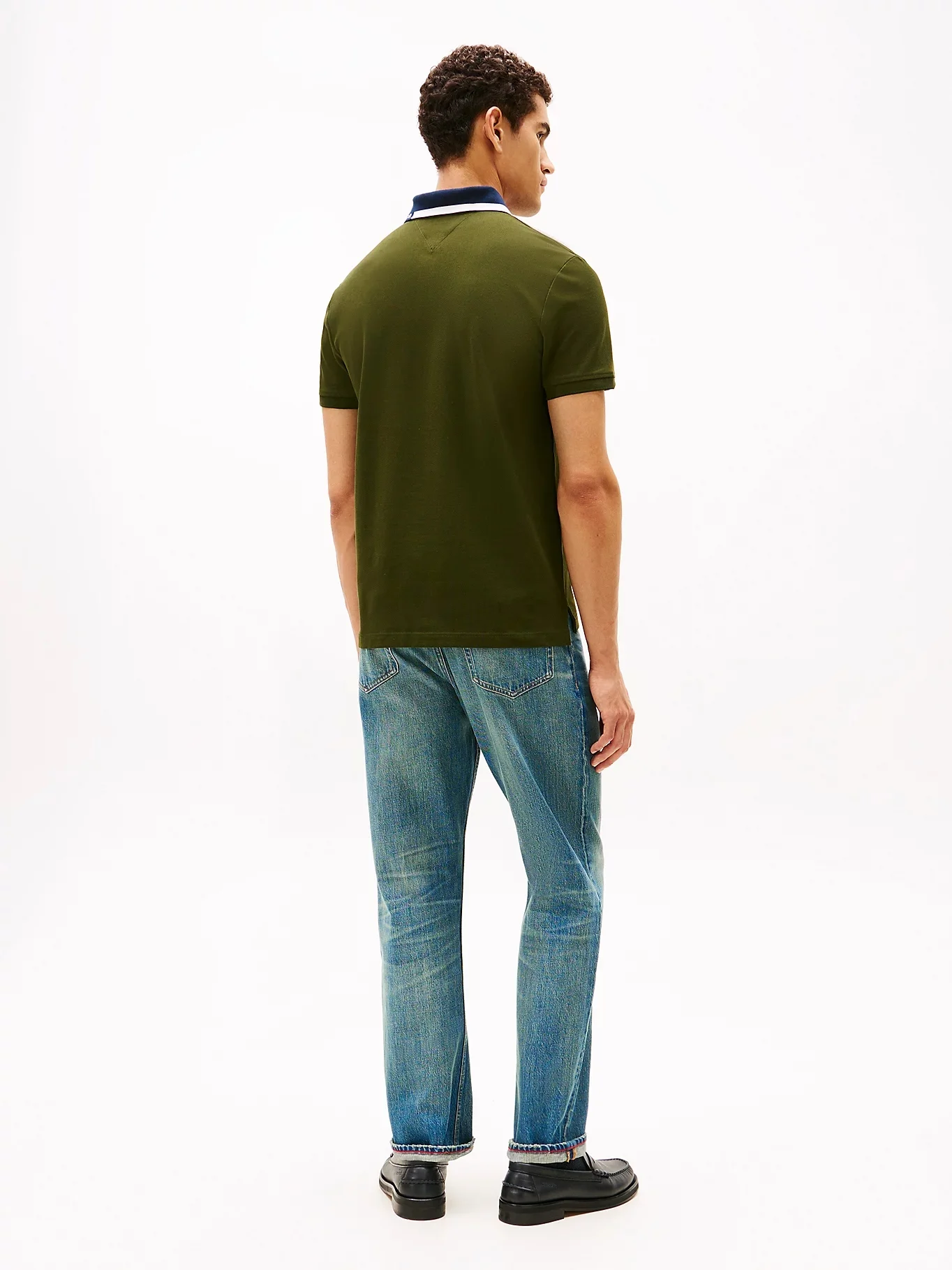 TOMMY HILFIGER Áo Polo Nam Tay Ngắn Pique Grafic Collar Reg Polo