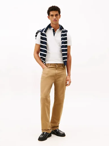 TOMMY HILFIGER Áo Polo Nam Tay Ngắn Pique Grafic Collar Reg Polo