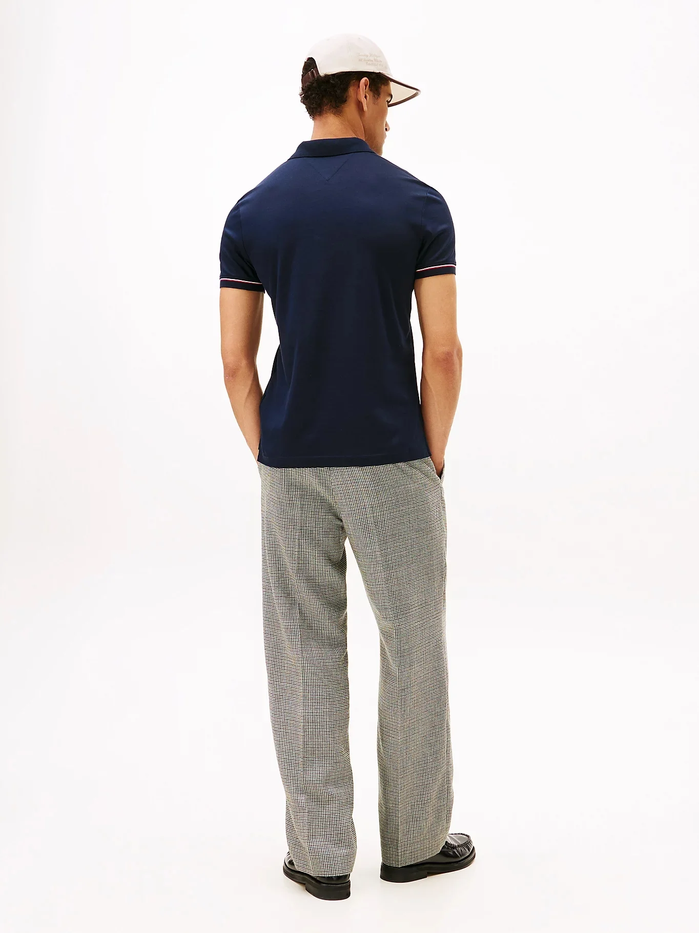 TOMMY HILFIGER Áo Polo Nam Tay Ngắn Liquid Cotton RWB Cuff Slm Polo