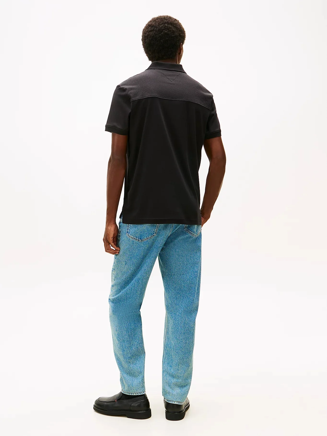 TOMMY HILFIGER Áo Polo Nam Tay Ngắn Liquid Cotton RWB Zip Reg Polo