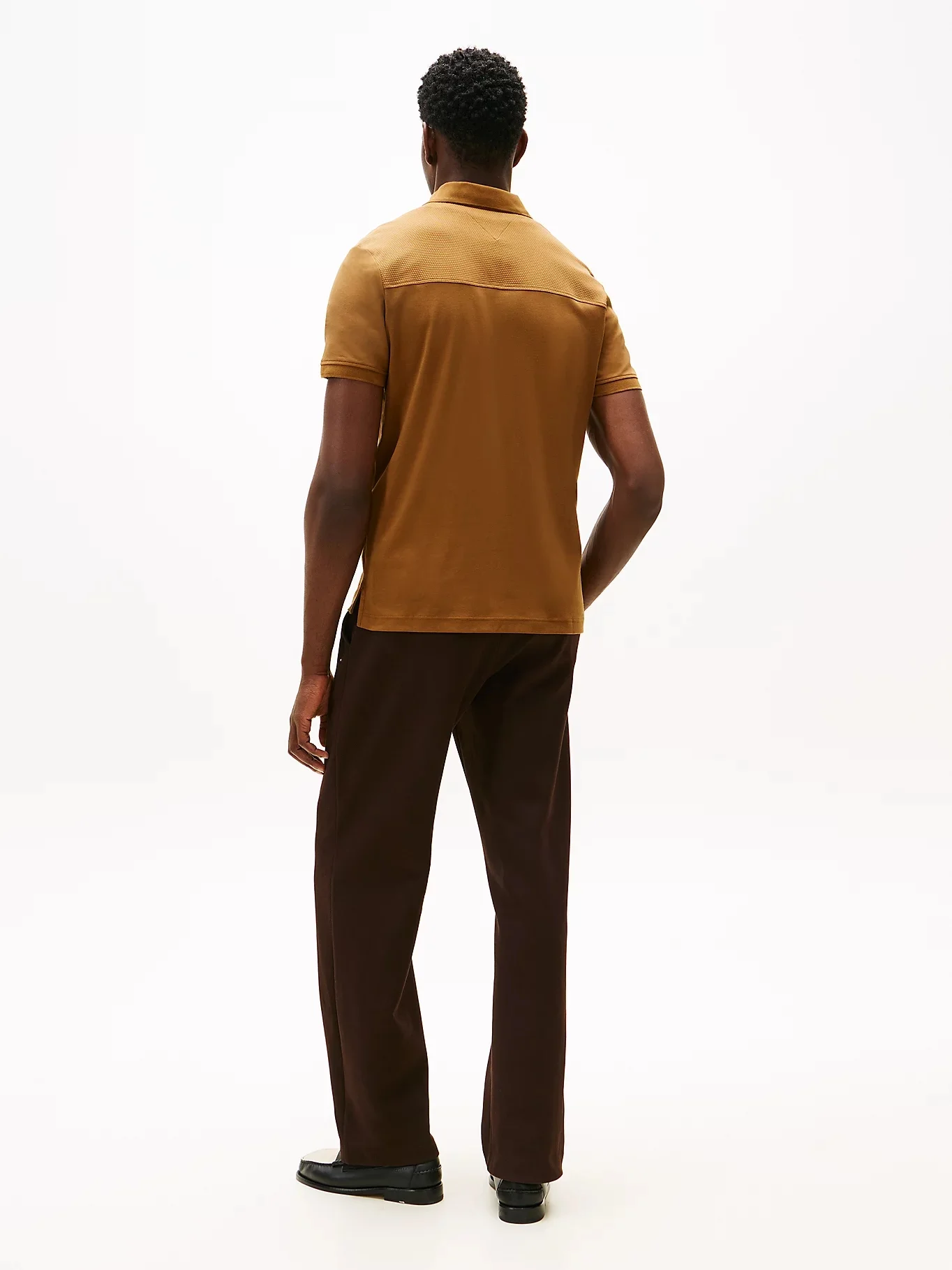 TOMMY HILFIGER Áo Polo Nam Tay Ngắn Liquid Cotton RWB Zip Reg Polo
