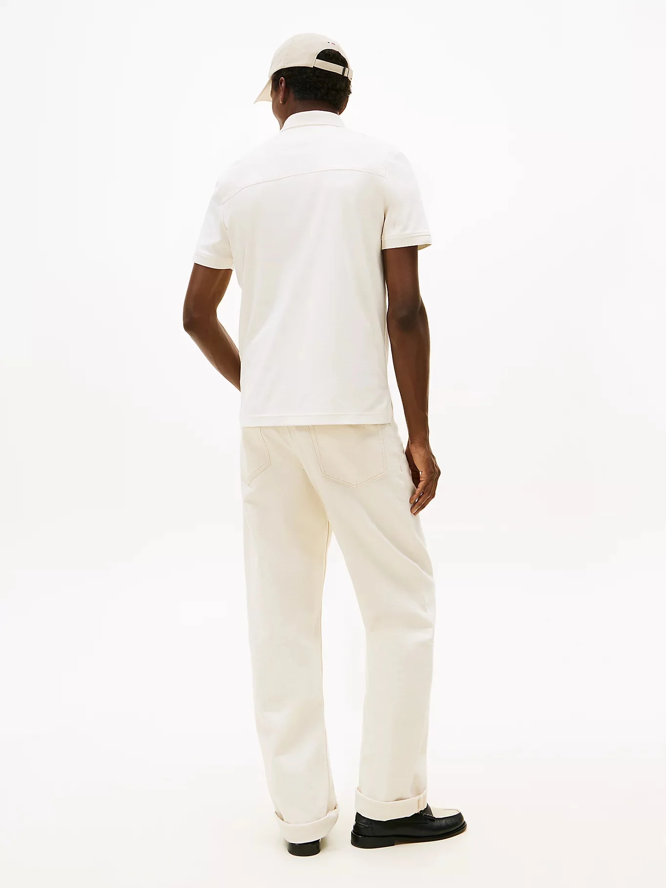 TOMMY HILFIGER Áo Polo Nam Tay Ngắn Liquid Cotton RWB Zip Reg Polo