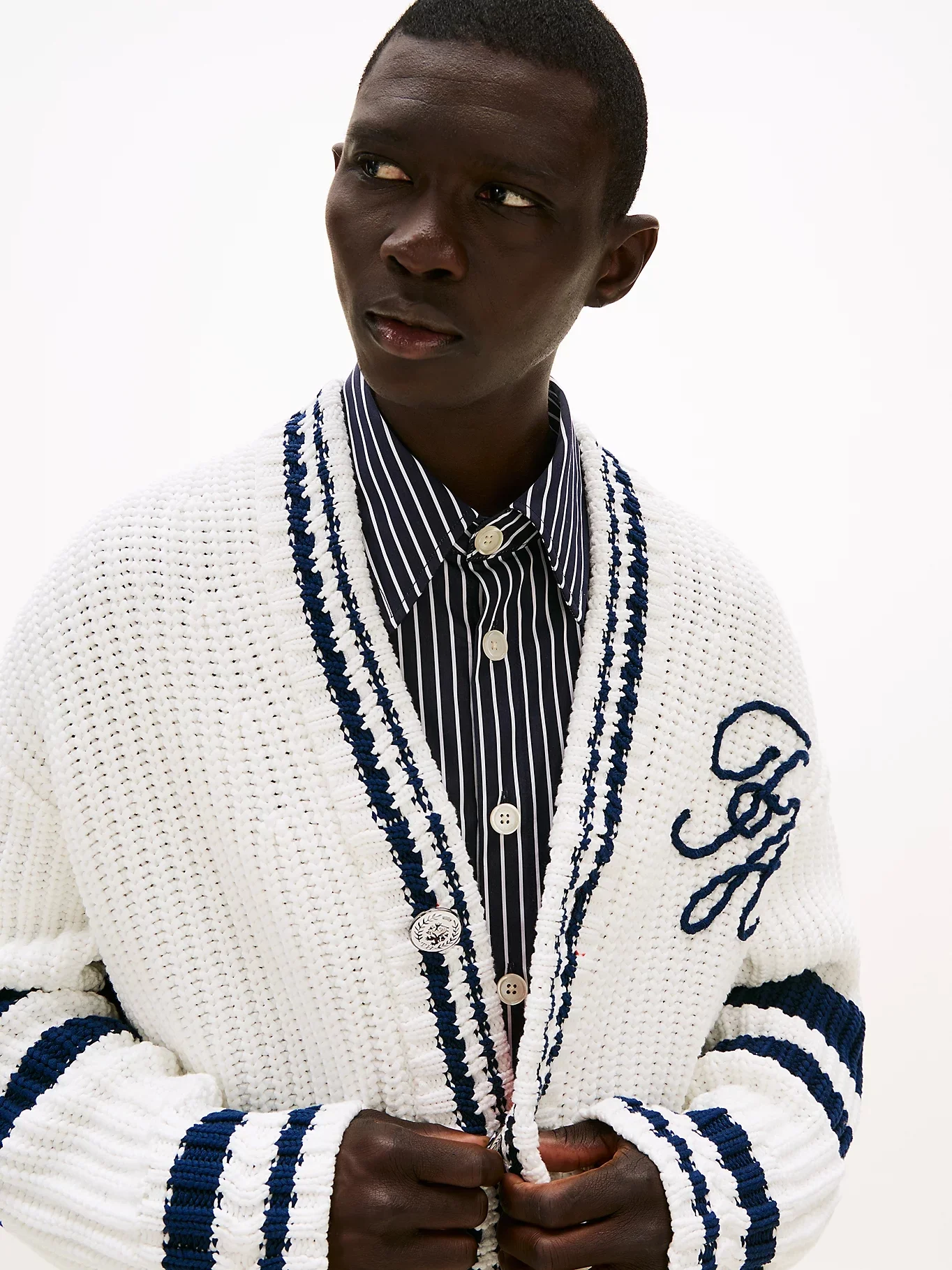 TOMMY HILFIGER Áo Cardigan Nam Tay Dài NYFW Long Cardigan