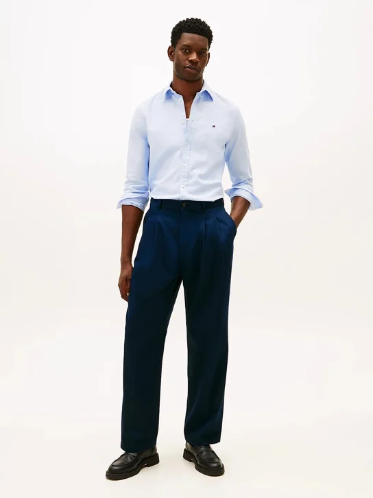 TOMMY HILFIGER Áo Sơ Mi Nam Tay Dài Flex Dobby SF Shirt