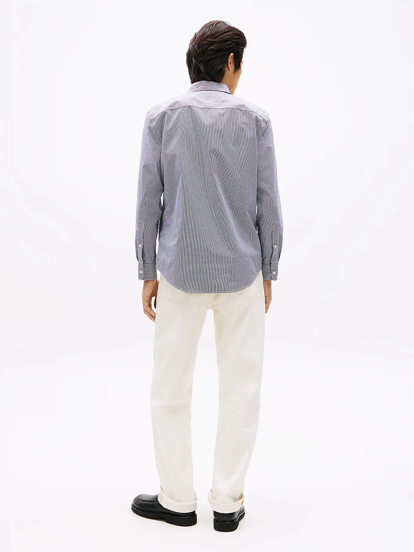TOMMY HILFIGER Áo Sơ Mi Nam Tay Dài AF Non Iron Mini Check Shirt