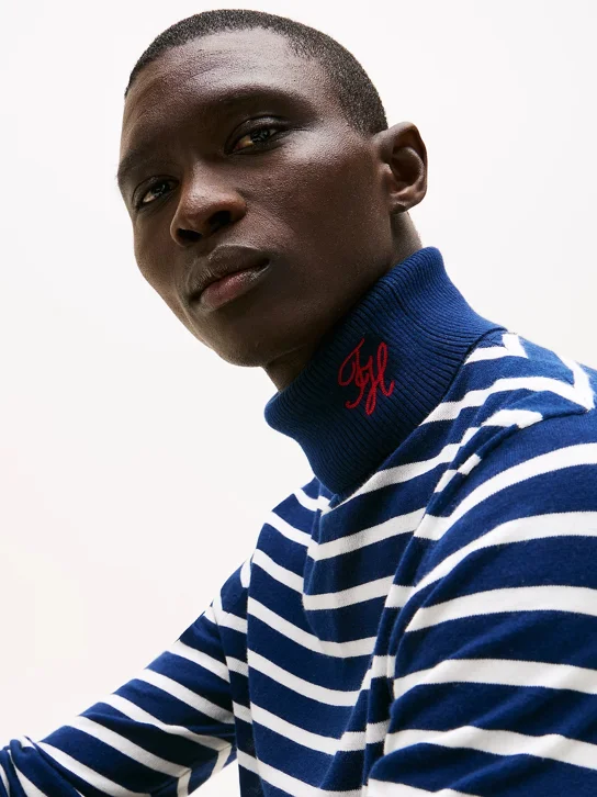 TOMMY HILFIGER Áo Len Nam Tay Dài Turtleneck Sweater