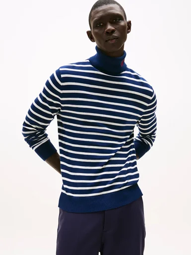 TOMMY HILFIGER Áo Len Nam Tay Dài Turtleneck Sweater