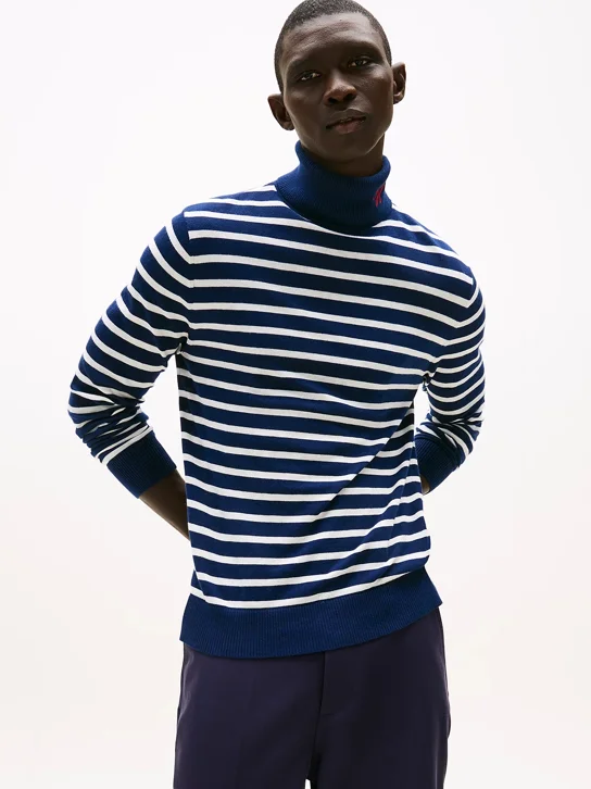 TOMMY HILFIGER Áo Len Nam Tay Dài Turtleneck Sweater