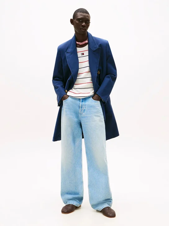 TOMMY HILFIGER Quần Jeans Nam NYFW 5 Pocket Wide Jean Berto