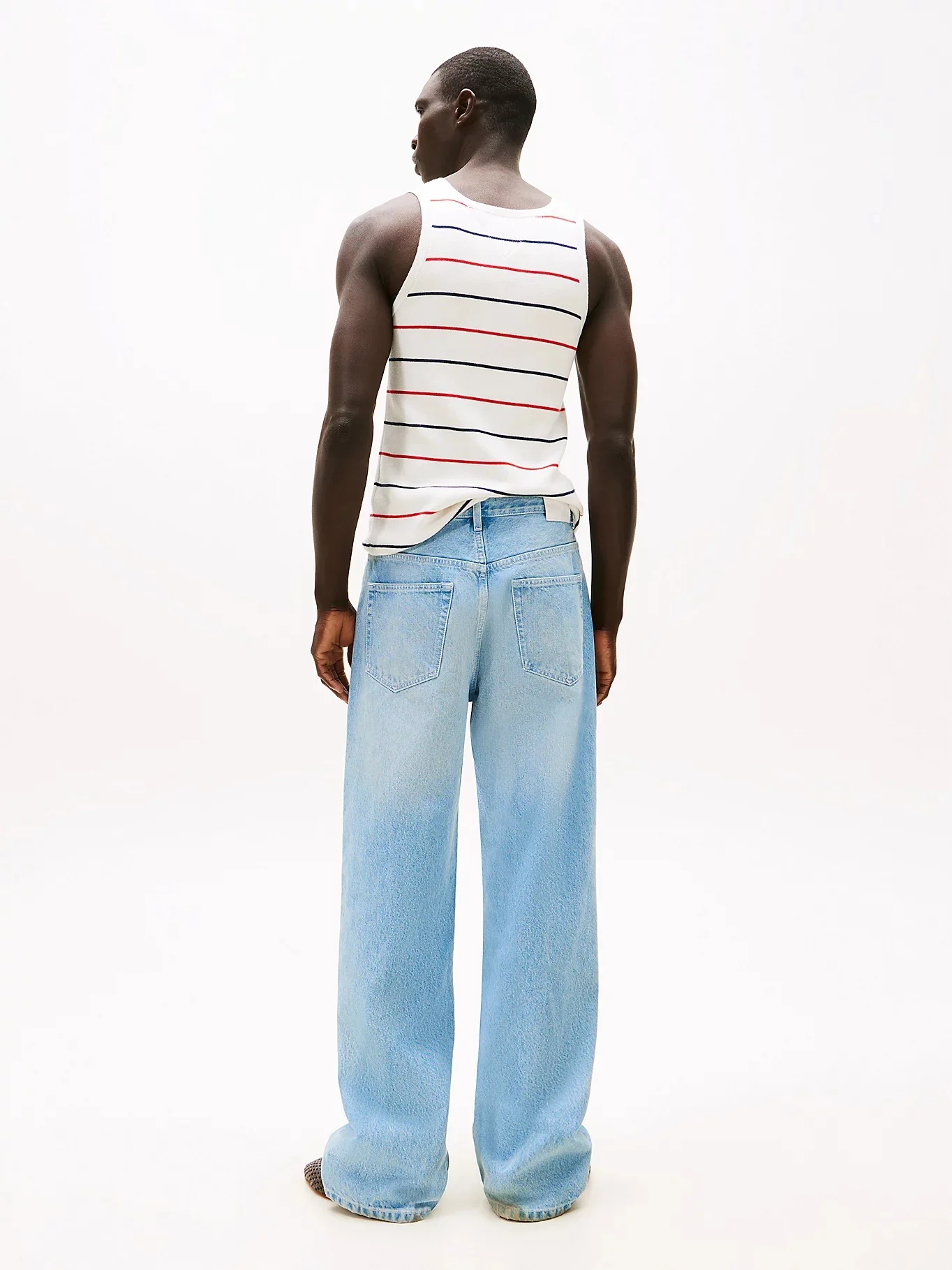 TOMMY HILFIGER Quần Jeans Nam NYFW 5 Pocket Wide Jean Berto