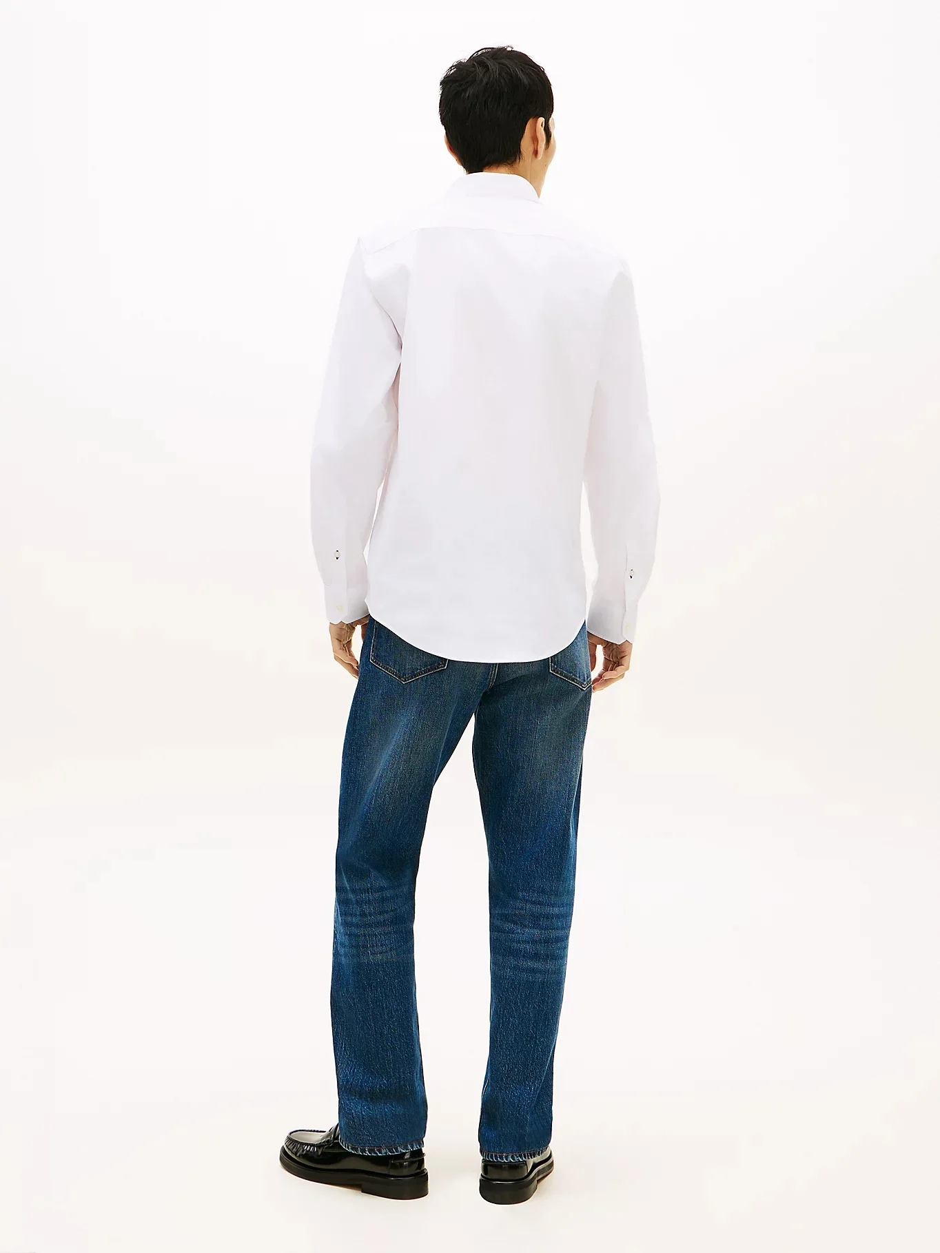 TOMMY HILFIGER Áo Sơ Mi Nam Tay Dài Performance Poplin Solid