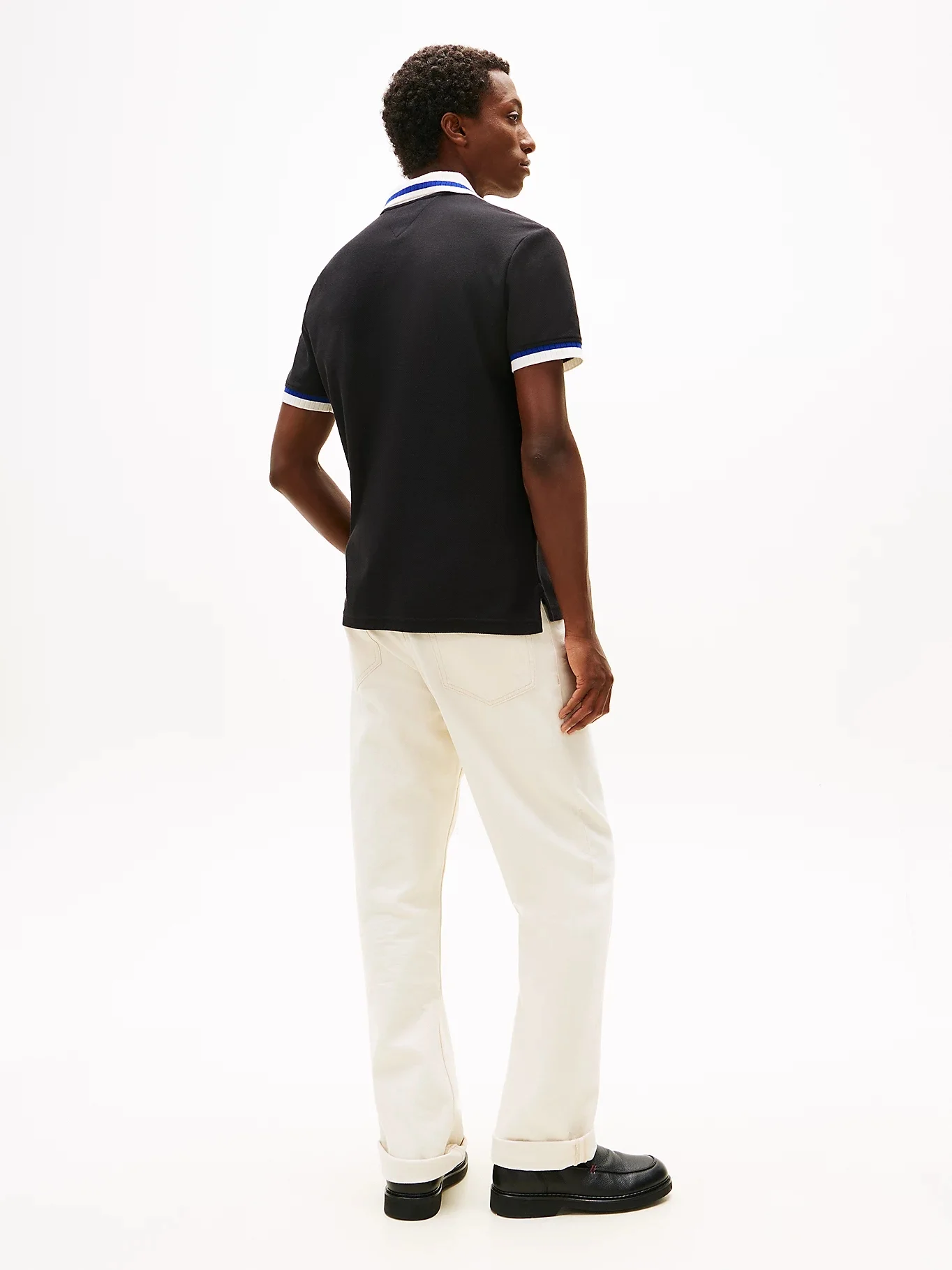TOMMY HILFIGER Áo Polo Nam Tay Ngắn Collar N Cuff Intrst Reg Polo