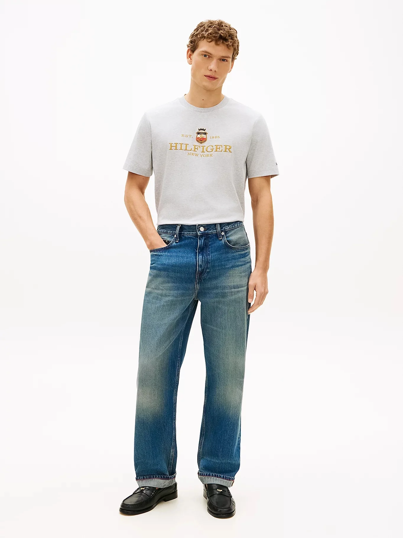 TOMMY HILFIGER Áo Thun Nam Tay Ngắn Icon Graphic Tee