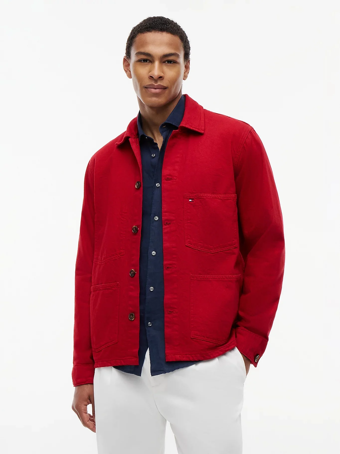 TOMMY HILFIGER Áo Khoác Nam Tay Dài Chore Jacket Gmd