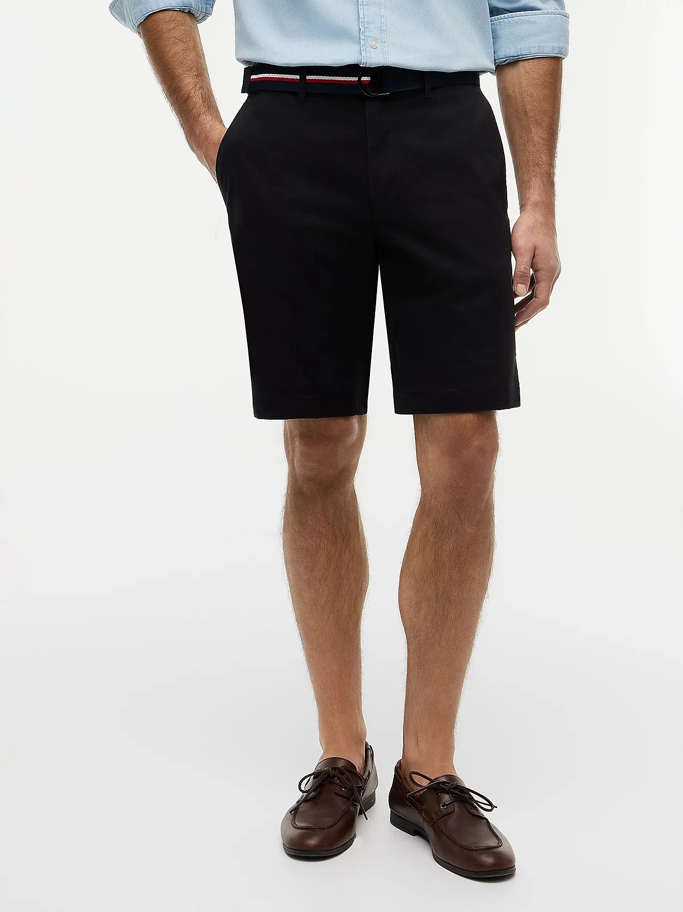 TOMMY HILFIGER Quần Ngắn Nam Denton 9.5In Ess Twill W/ Belt