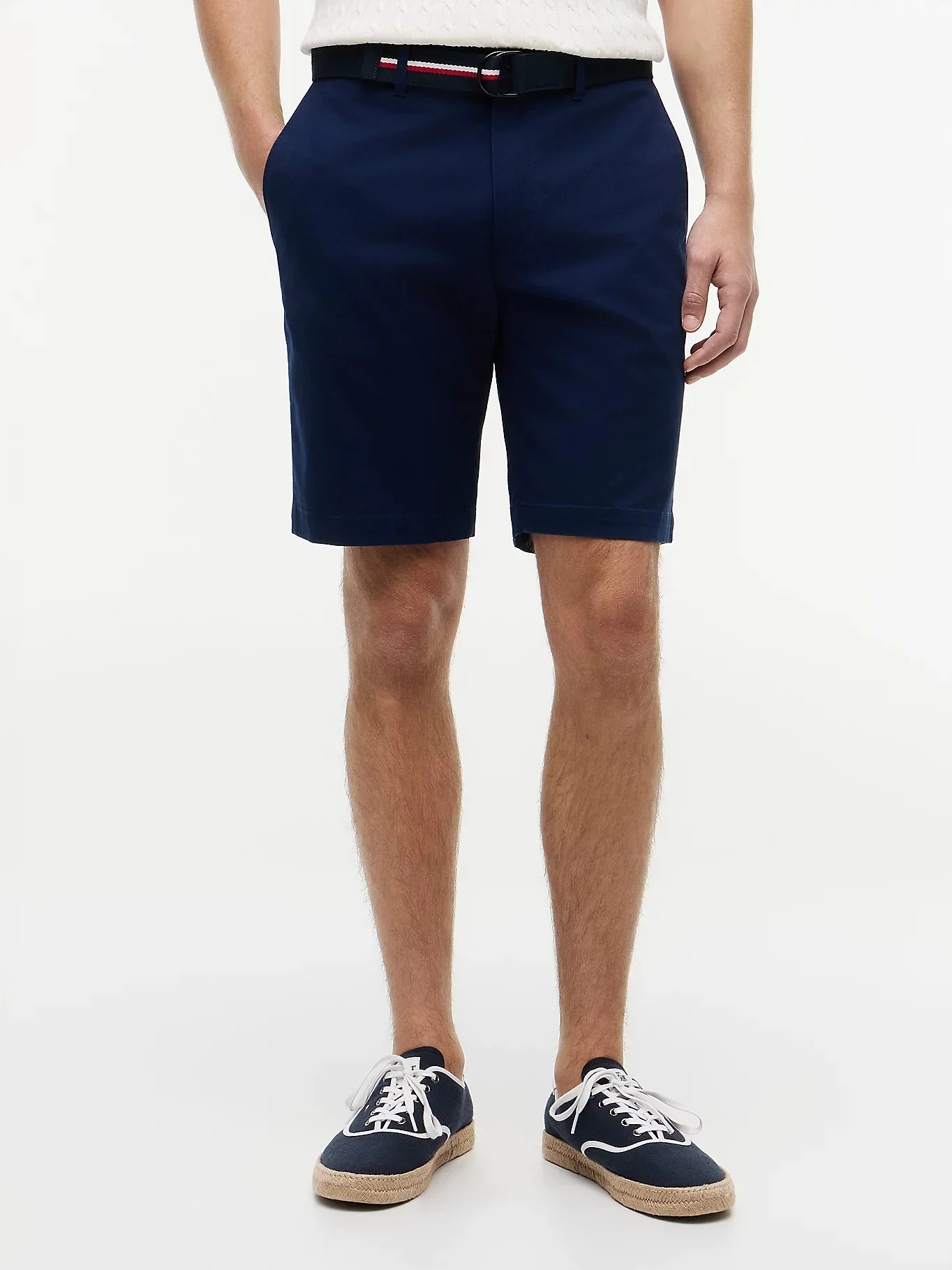 TOMMY HILFIGER Quần Ngắn Nam Denton 9.5In Ess Twill W/ Belt