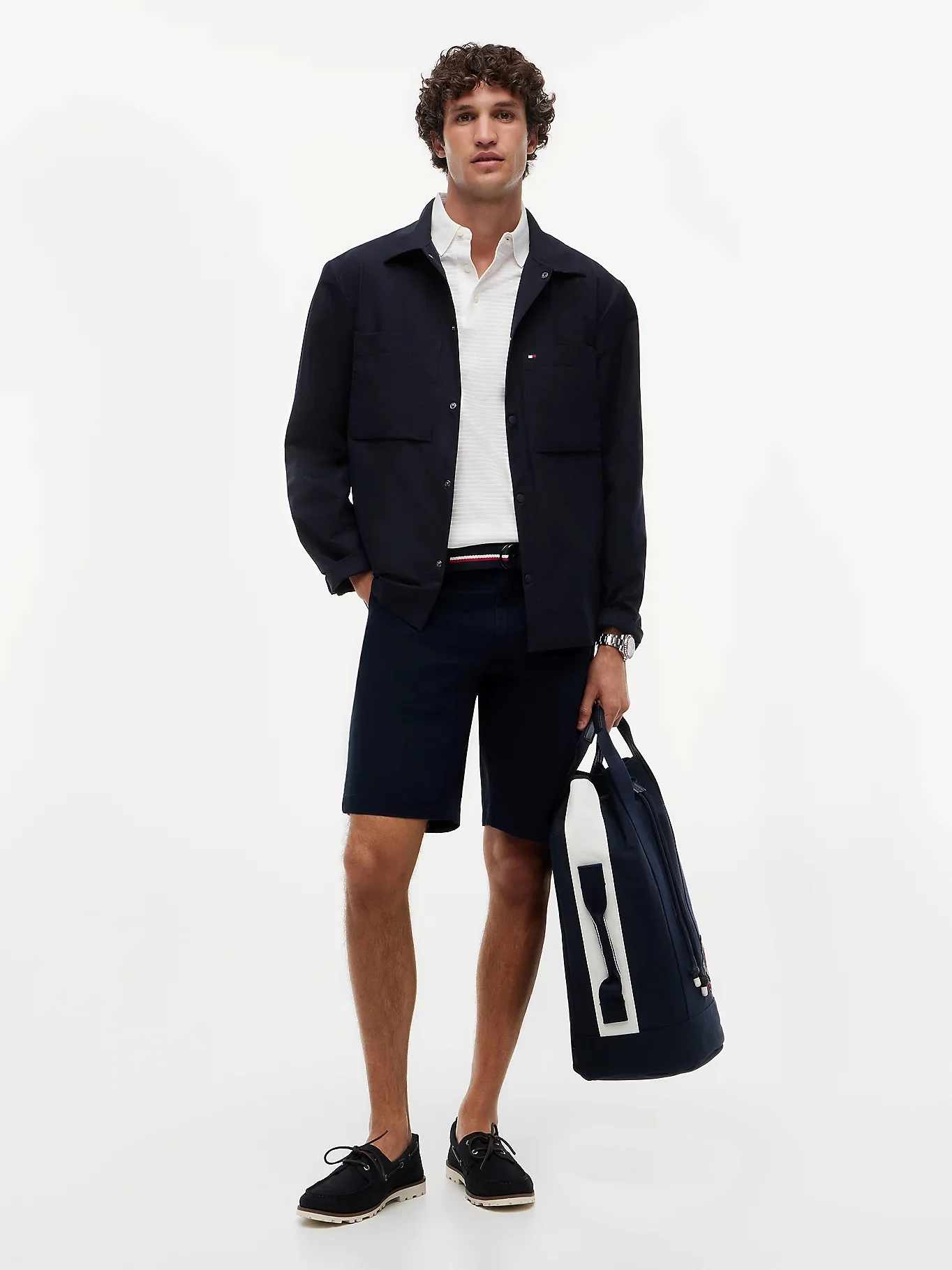TOMMY HILFIGER Quần Ngắn Nam Denton 9.5 Ess Twill W/ Belt