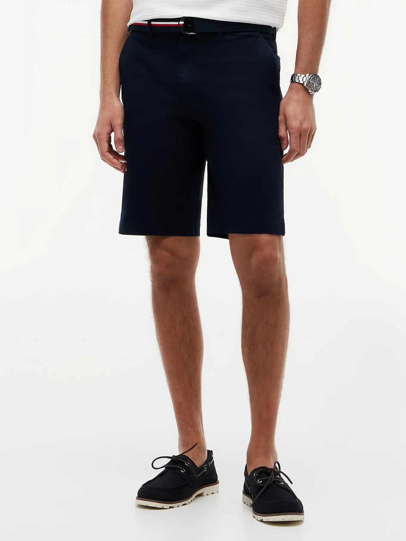 TOMMY HILFIGER Quần Ngắn Nam Denton 9.5 Ess Twill W/ Belt
