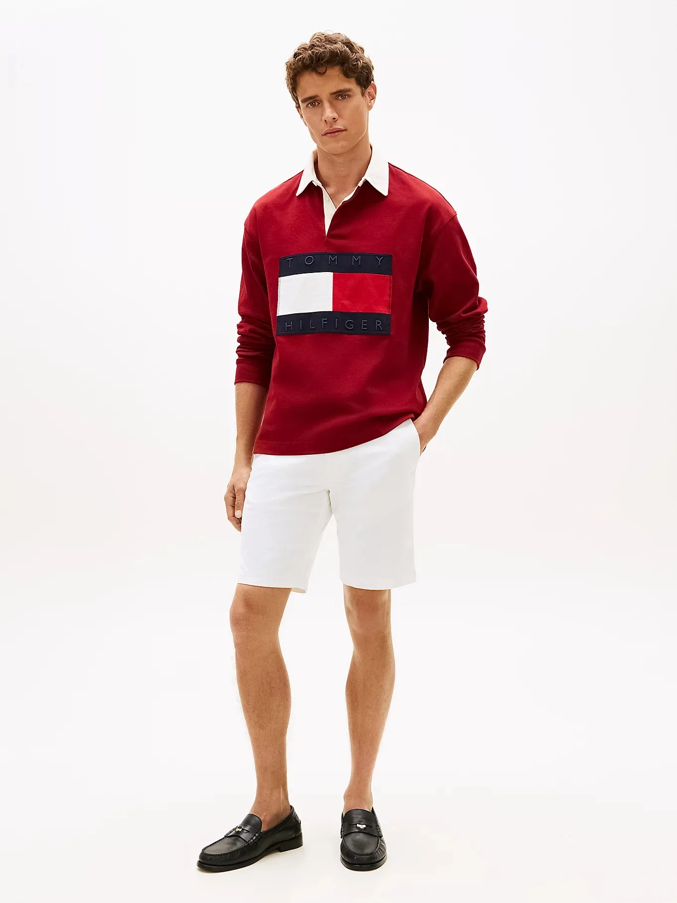 TOMMY HILFIGER Quần Ngắn Nam Denton 9.5In Ess Twill W/ Belt