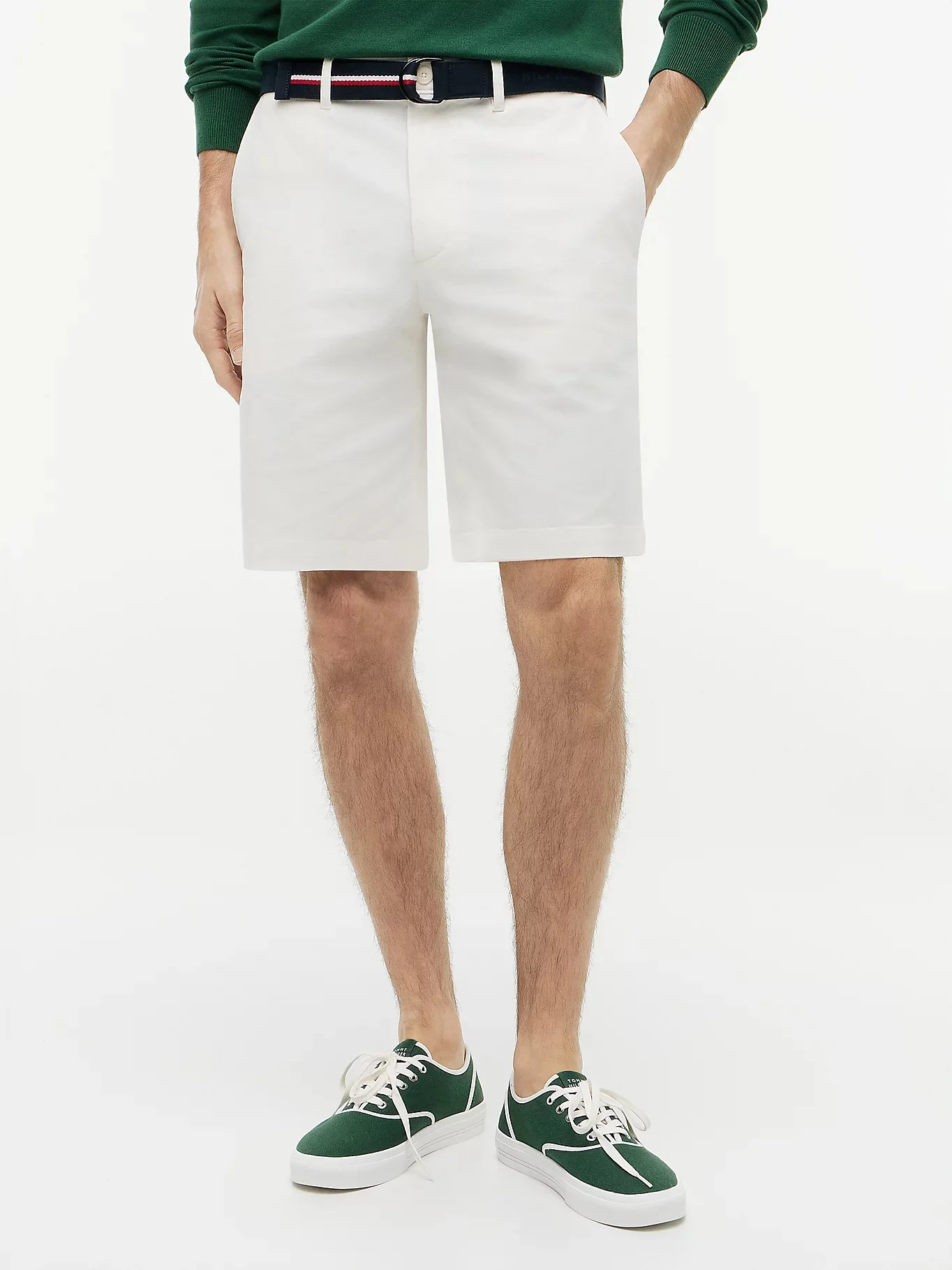 TOMMY HILFIGER Quần Ngắn Nam Denton 9.5In Ess Twill W/ Belt