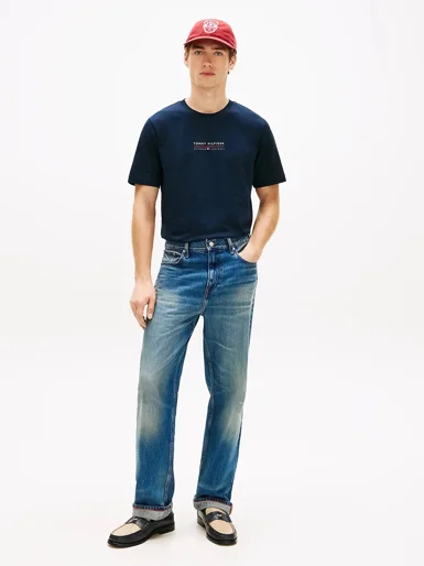 TOMMY HILFIGER Áo Thun Nam Tay Ngắn Brand Love Lockup Tee