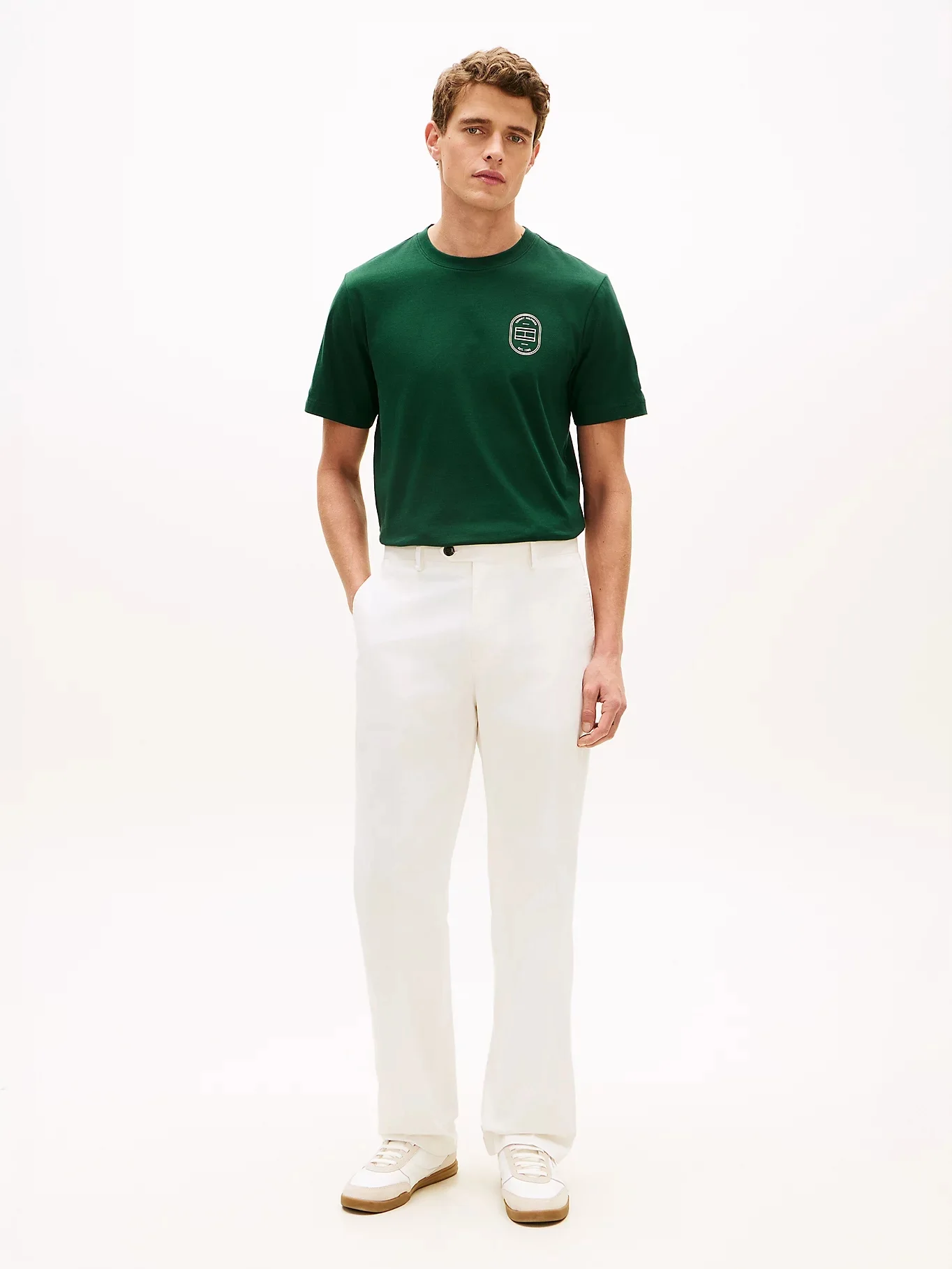 TOMMY HILFIGER Áo Thun Nam Tay Ngắn Brand Love Roundel Tee