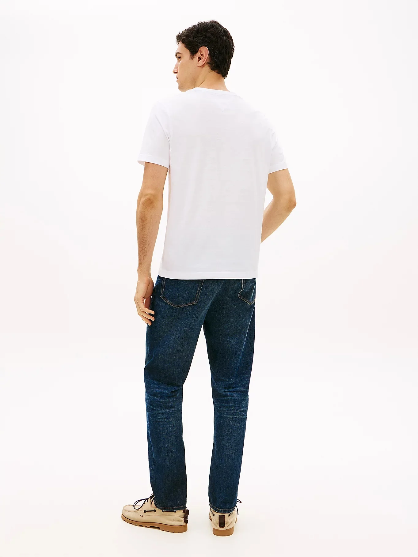 TOMMY HILFIGER Áo Thun Nam Tay Ngắn Brand Love Mono Stack Tee